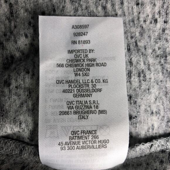 H by Halston Gray Donegal Knit Scoop-Neck Top - Size XS - Picture 12 of 12